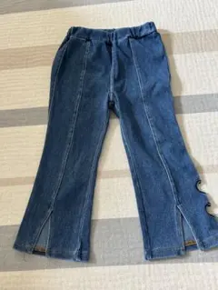 【birthday】 ハート　デニムパンツ ロングパンツ　95㎝　スリット