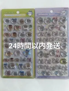 新作，国内正規品、ちいかわ BONBON DROP シール 2セット