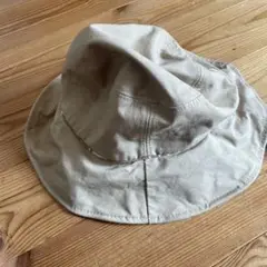 ベージュ バケットハット フリーサイズ