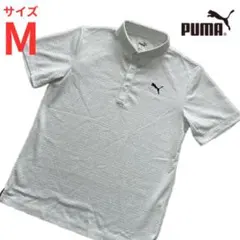 【美品】PUMA GOLF プーマゴルフ 総柄 ポロシャツ アジアMサイズ