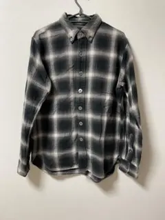 FAT エフエーティー オンブレシャツ SKINNY 40 黒　HOMBEE