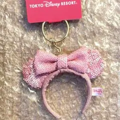 東京ディズニーリゾート　ミニーマウス　カチューシャ　キーホルダー