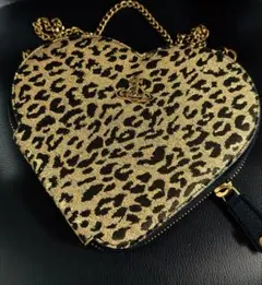 Vivienne Leopard Heart Crossbody ハート バッグ