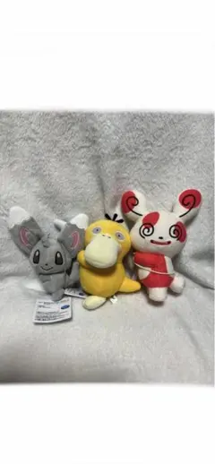ポケモン　ぐらぶらりんぬいぐるみ　コダック　パッチール　チラーミィ全3種セット