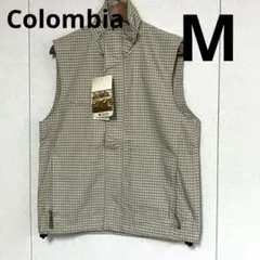 【未使用】Colombia コロンビア　チェック柄 ベスト アウトドア