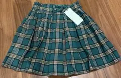 サマンサモスモス　ラーゴム　タータンチェックスカート120-130 XL