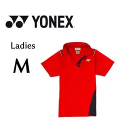 レディース Mサイズ YONEX ヨネックス 半袖ポロシャツ 赤色