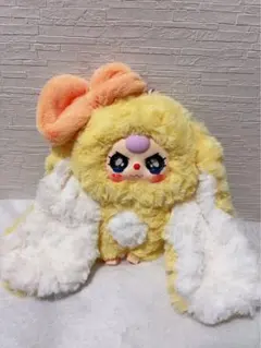 babythree ベイビースリー イエロー キーホルダー おかえりうさぎ