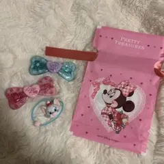 ディズニー プリティートレジャー リボン ヘアゴム