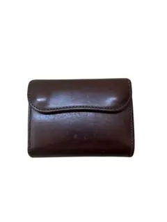 WILDSWANS ENO 王冠刻印 三つ折り財布 チョコ 使用感あり 箱なし