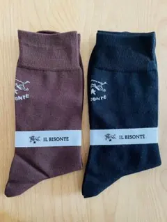 イル ビゾンテ IL BISONTE メンズソックス2足セットのサムネイル