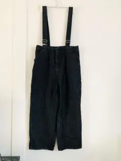 lutique ルティーク サス付きデニムパンツ サロペット オールインワン L