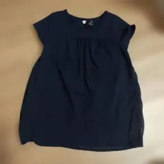 紺色ワンピース