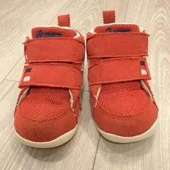【アシックス】ファーストシューズ　13.0cm 赤　スクスク