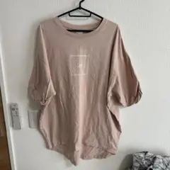 Lee ボックスロゴ Tシャツ ピンク Lのサムネイル