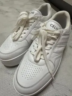 セリーヌ　ブロックスニーカー厚底⭐︎サイズ39 CELINE スニーカー 37 厚底 ブロックスニーカー レディース