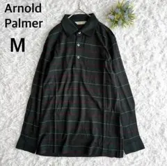 アーノルドパーマー　 長袖ポロシャツ　ボーダー　レギュラーカラー　Ｍ　1457
