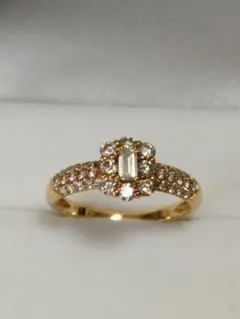 一点物 K18 イエローダイヤ0.42ct リング 13号 - メルカリ