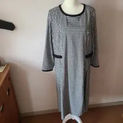 ⭐半額⭐ギンガムチェック柄長袖ワンピース新品タグ付き