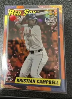 topps update KRISTIAN CAMPBELL 25枚限定　桜柄