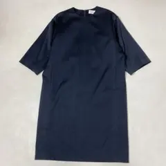 ビューティアンドユース BY DRESS コクーン7分袖ドレス