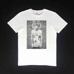 新品 タイガーマスク トラ男 タトゥー かわいい猫 ネコ柄ノースリーブ Tシャツ