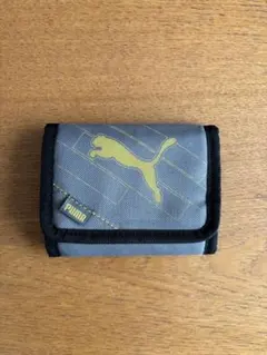 Puma 三つ折り財布 グレー/イエロー　マジックテープのサムネイル