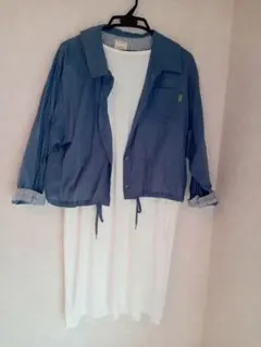 コーデ売り 白ワンピと羽織り Ｌサイズ 新品あり 美品です原価3倍以上