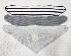 PETIT BATEAU　プチバトー　三角スタイ　3枚セット