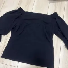 Rirandture オフショルダー 半袖ブラウス ネイビー サイズ2のサムネイル