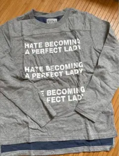 ロデオクラウンズ グレ長袖 Tシャツ