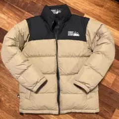 FIRST DOWN ダウンジャケット M ブラック/ベージュ