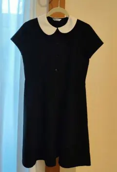 半袖　 黒　ワンピース150-160㌢ 女の子