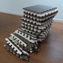 トップバリュ　ジョイントマット　モカブラウン　ほぼ未使用　9枚入り×２セット