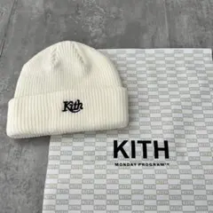 KITH ホワイト ニット帽のサムネイル