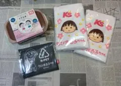 【非売品】ケーズデンキちびまる子ちゃんグッズ5点セット「 お弁当箱 2個」他