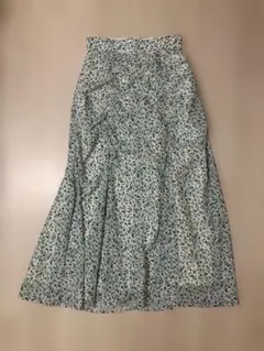 Arpege story 花柄ロングフレアスカートのサムネイル