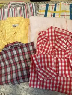 昭和レトロ ブラウス トップス まとめ売り 10枚 半袖 長袖 花柄