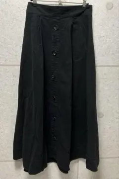 OZOC ブラック ロングスカート