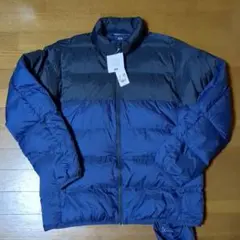 ユニクロ ウルトラライトダウンジャケット 3Dカット ブラックネイビー