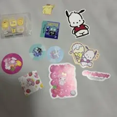 サンリオ　ステッカー セット　ポチャッコ　プリン　マイメロ