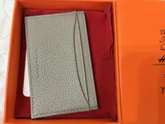 HANATORA カードケース　グレージュ　美品