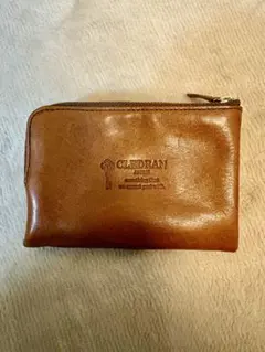 クレドラン ブラウンレザー 二つ折り財布