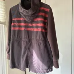 ダークブラウン フード付きジャケット　　お値下げしました