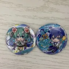 初音ミクあそーと　缶バッジ　初音ミク&KAITO