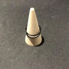 【希少】vintage ヴィンテージ オールド リング 黒 フリーサイズ
