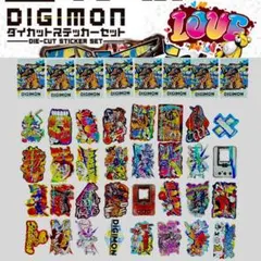 DIGIMON ダイカットステッカーセット　全32種類　セット　コンプ