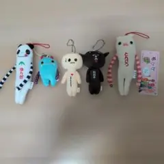 モケケ ぬいぐるみ マスコット 4点セット