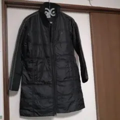 adidas キルティングジャケット 黒 12号