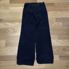 ダークネイビー コーデュロイ フレアパンツ